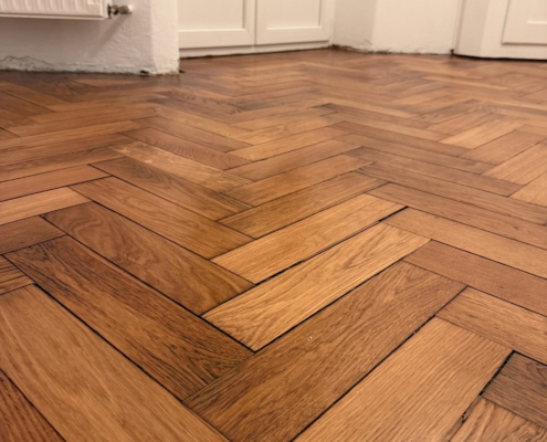 Altbau Fischgrät geschliffen und geölt